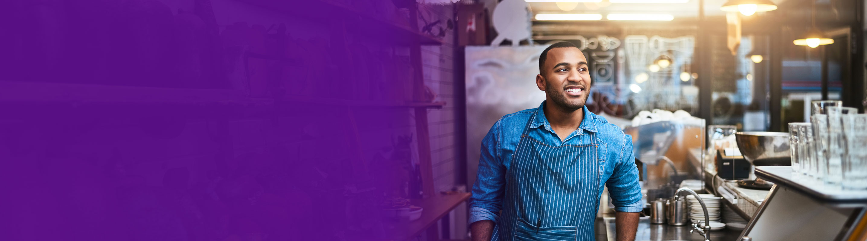 business owner with his armed crossed