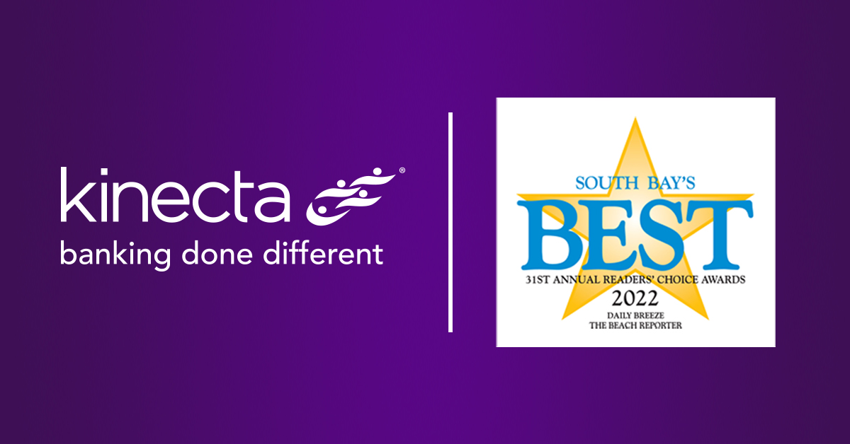 Kinecta Voted South Bays Best Credit Union